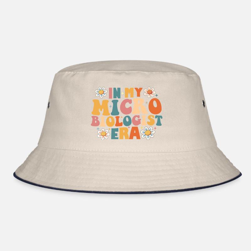 Groovy Microbiology Funny In My Microbiologist Era Bucket Hat