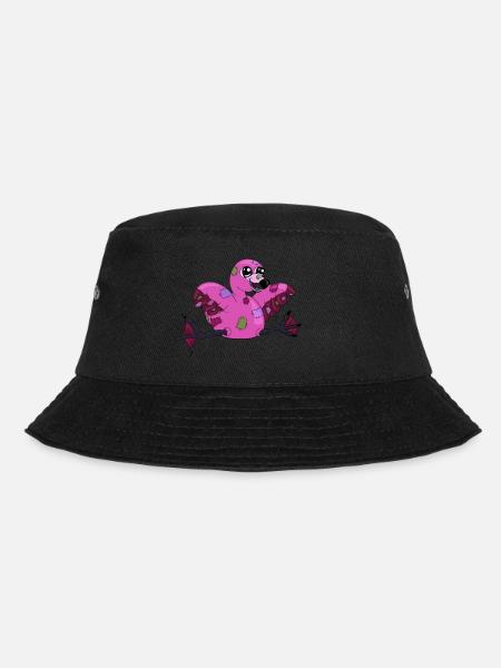 Flamingo - Bucket Hat - black