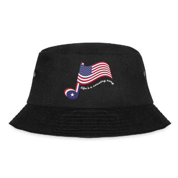 Life is a country song - Bucket Hat - black - Front - Lela (165cm)