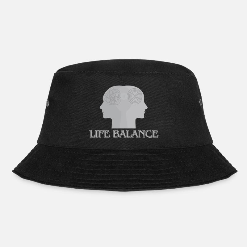 Life balance - Bucket Hat - Schwarz