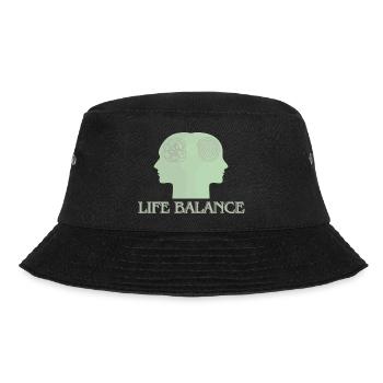 Life Balance - Bucket Hat - Schwarz - Vorne - Lela (165cm)