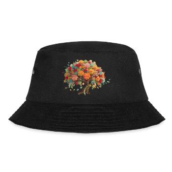 Tree bonsai colorful with leaves - Bucket Hat - black - Front - Lela (165cm)