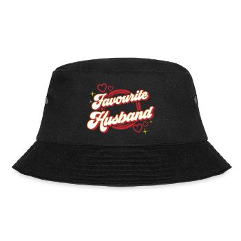 Favourite Husband | Colors changeable - Bucket Hat - black - Front - Lela (165cm)