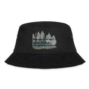 All the crazy here - Bucket Hat - black - Front - Lela (165cm)