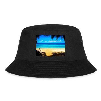 PARADIES STRAND - Bucket Hat - Schwarz - Vorne - Lela (165cm)