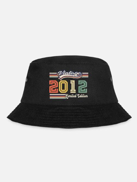 Tolles Geburtstagsgeschenk 2012 Da kam 2012 - Bucket Hat - Schwarz