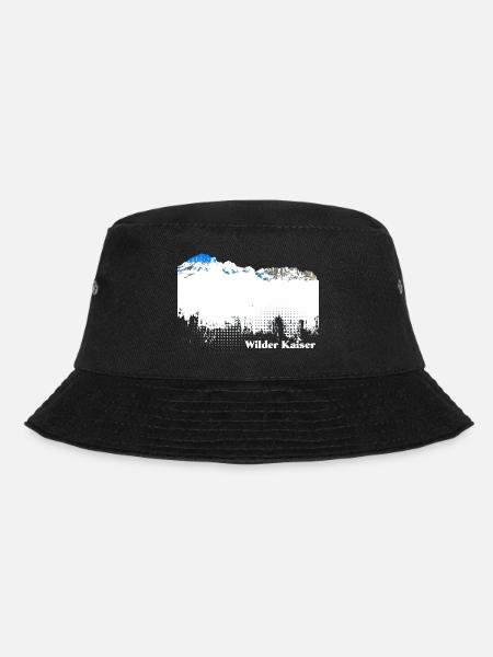 Wilder Kaiser - Bucket Hat - Schwarz