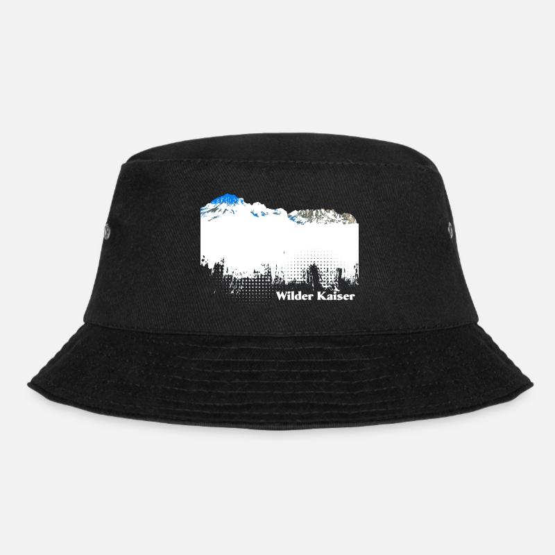 Wilder Kaiser - Bucket Hat - Schwarz