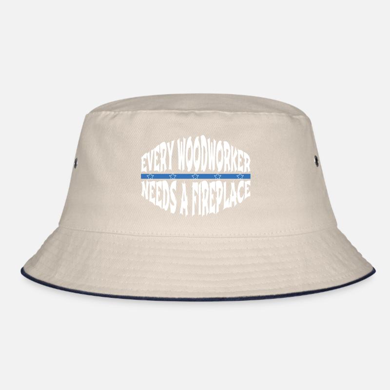 chainsaw carpenter apprentice Bucket Hat