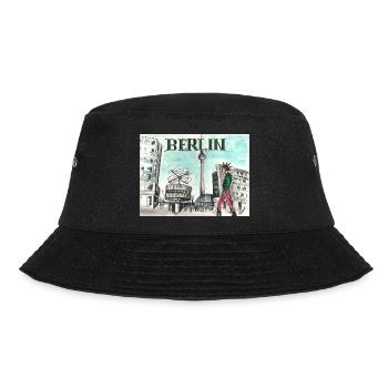 Alexander Platz - Bucket Hat - Schwarz - Vorne - Lela (165cm)
