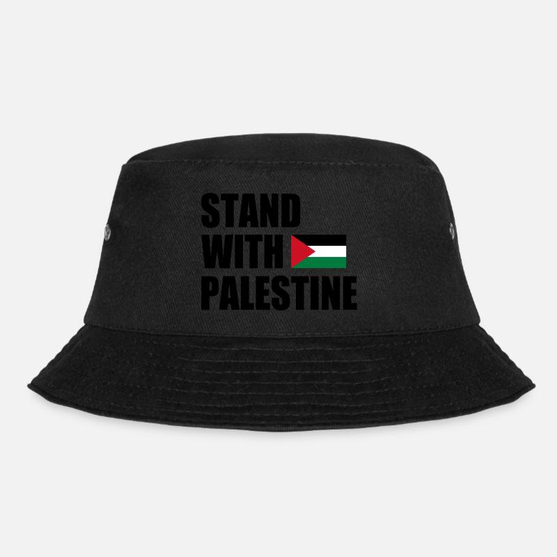 Stand with palestine - Bucket Hat - Schwarz