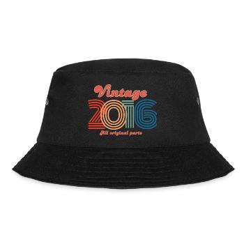 Jahrgang 2016 alle Originalteile - Bucket Hat - Schwarz - Vorne - Lela (165cm)
