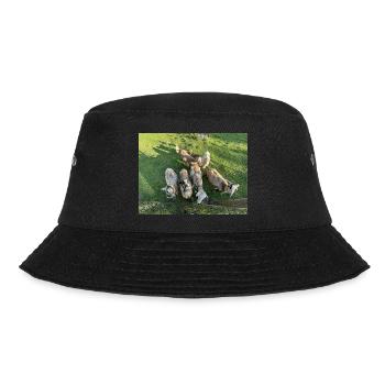 Was ne Herde - Bucket Hat - Schwarz - Vorne - Lela (165cm)