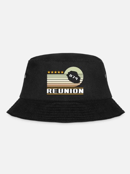 idee cadeau design carte ile de la reunion 974 - Bob - noir