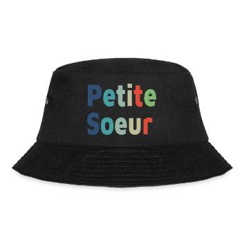 Birth, little sister, daughter - Bucket Hat - black - Front - Lela (165cm)