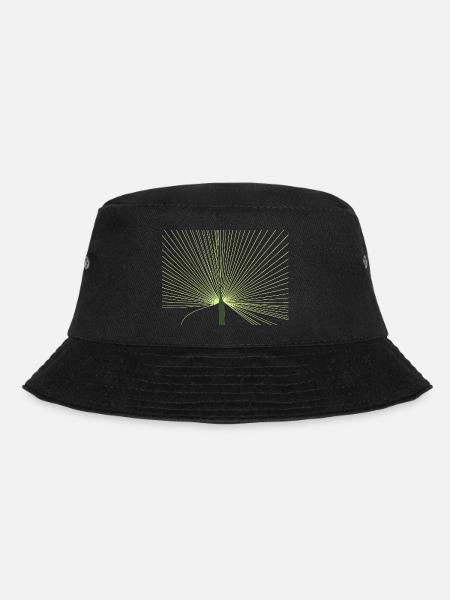 Tropical palmer - Bucket Hat - black