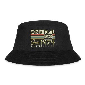Original 1974 Vintage Vintage Rétro Anniversaire - Bob - noir - Devant - Lela (165cm)
