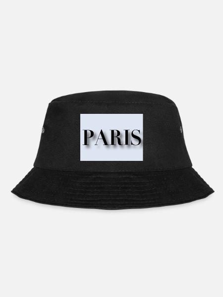 Paris - Bucket Hat - Schwarz
