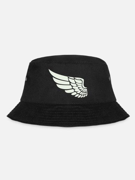 flügel 01 - Bucket Hat - Schwarz