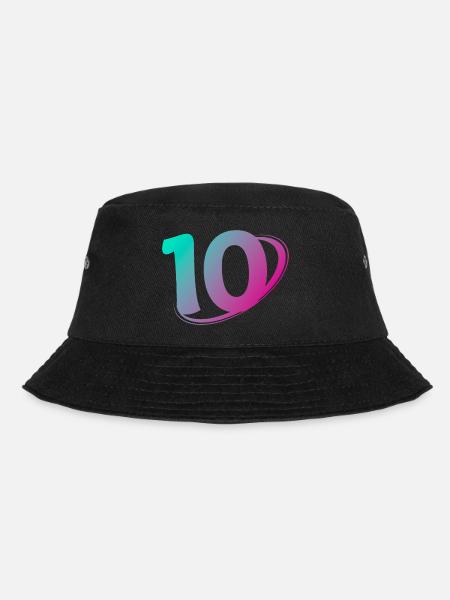 Numéro 10 multicolore - Bob - noir