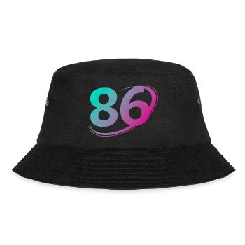 Number 86 multicolor - Bucket Hat - black - Front - Lela (165cm)