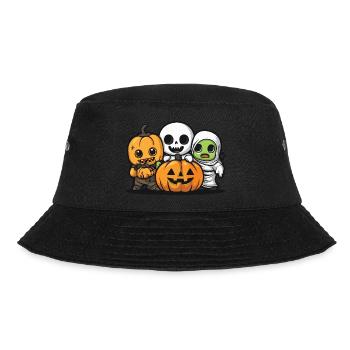 Fête d’Halloween Trick Or Treat Citrouille - Bob - noir - Devant - Lela (165cm)