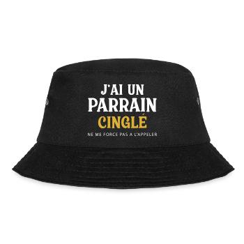 I have a crazy godfather don't force me to call him - Bucket Hat - black - Front - Lela (165cm)