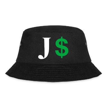 Letter j dollar - Bucket Hat - black - Front - Lela (165cm)