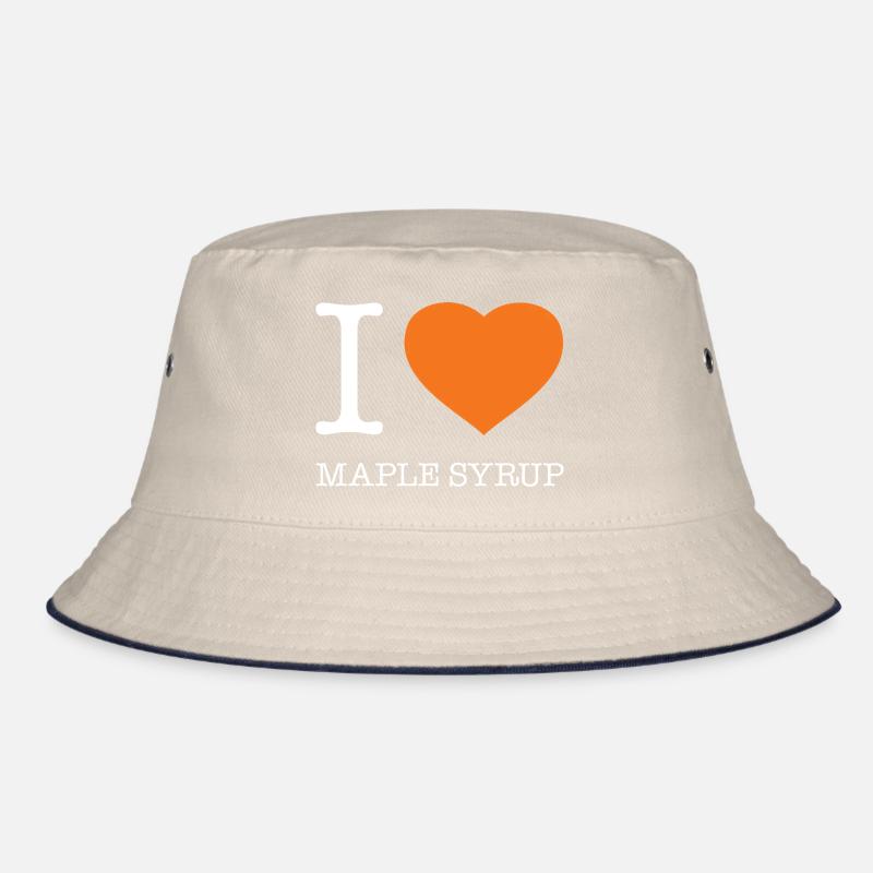 I LOVE MAPLE SYRUP Bucket Hat