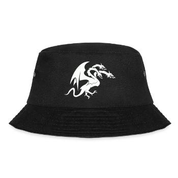 dragon 3 head - Bucket Hat - Schwarz - Vorne - Lela (165cm)