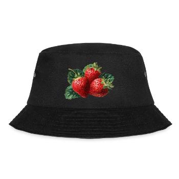 Strawberry - Bucket Hat - black - Front - Lela (165cm)