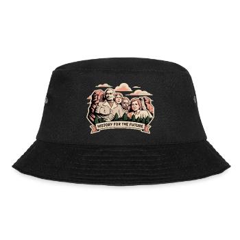 GESCHICHTE FÜR DIE ZUKUNFT - Bucket Hat - Schwarz - Vorne - Lela (165cm)