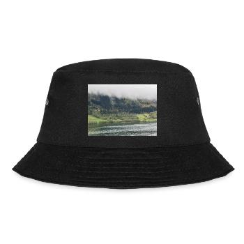 Mystical mountain landscape by the lake - Bucket Hat - black - Front - Lela (165cm)