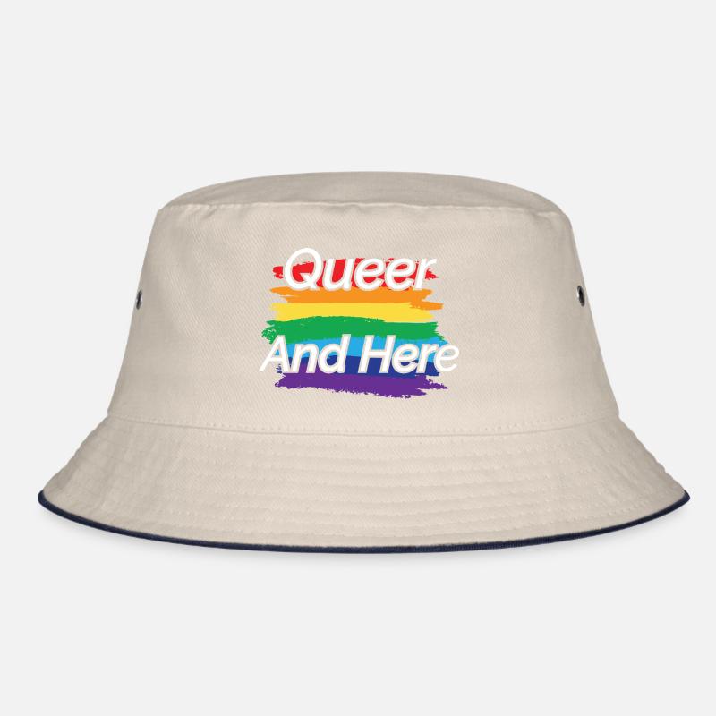 Queer Pride Rainbow Design Bucket Hat