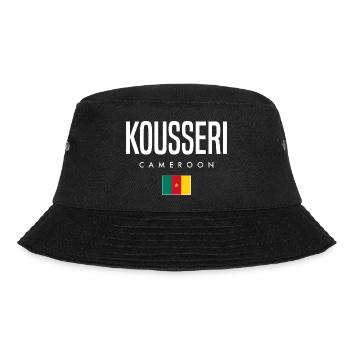 Kousseri Kamerun Kameruner - Bucket Hat - Schwarz - Vorne - Lela (165cm)