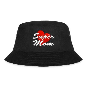 super mom - Bucket Hat - black - Front - Lela (165cm)