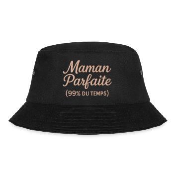 Perfect Mom 99% of the time - Bucket Hat - black - Front - Lela (165cm)