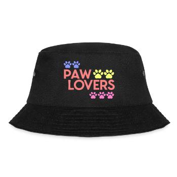 Rainbow Paw Liebhaber - Bucket Hat - Schwarz - Vorne - Lela (165cm)