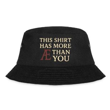 Altes Englisches Runenalphabet - Bucket Hat - Schwarz - Vorne - Lela (165cm)