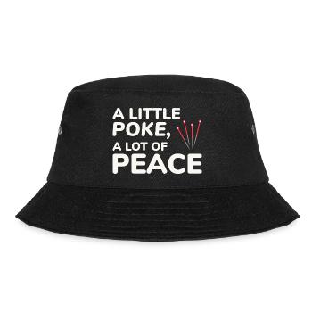 Lizenzierter TCM-Facharzt für Beruhigung - Bucket Hat - Schwarz - Vorne - Lela (165cm)