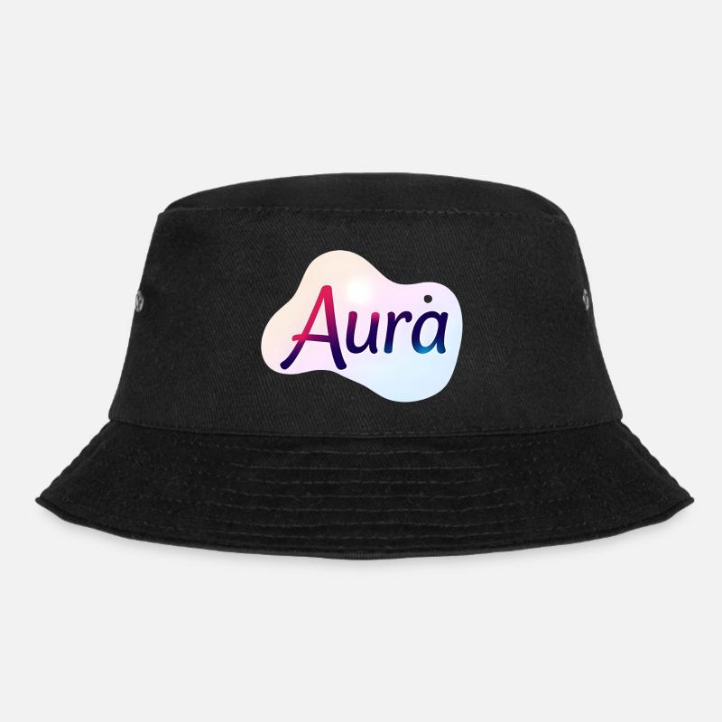 Aura – Design Typographique Coloré Moderne - Bob - noir