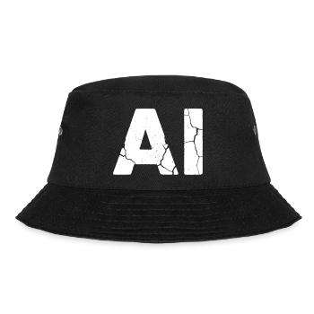 IA Intelligence Artificielle Texte Vecteur Grunge - Bob - noir - Devant - Lela (165cm)