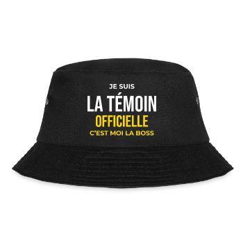 Témoin Officielle — C'est Moi La Cheffe - Bob - noir - Devant - Lela (165cm)