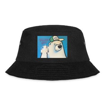 Du versiegelst - Bucket Hat - Schwarz - Vorne - Lela (165cm)