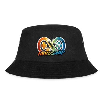 NerdSwap Gaming Merch - Bucket Hat - black - Front - Lela (165cm)
