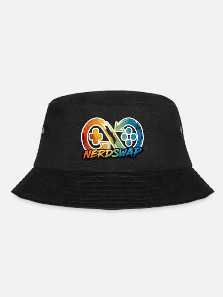 NerdSwap Gaming Merch - Bucket Hat - Schwarz
