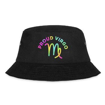 Sternzeichen Jungfrau - Bucket Hat - Schwarz - Vorne