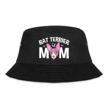 Rat Terrier - Bucket Hat - Schwarz - Vorne