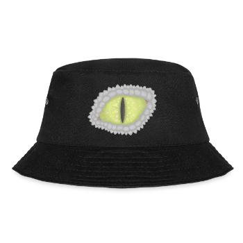 Drachenauge - Bucket Hat - Schwarz - Vorne