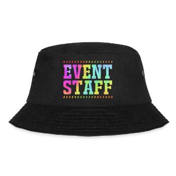 Event Planer Mitarbeiter - Bucket Hat - Schwarz - Vorne